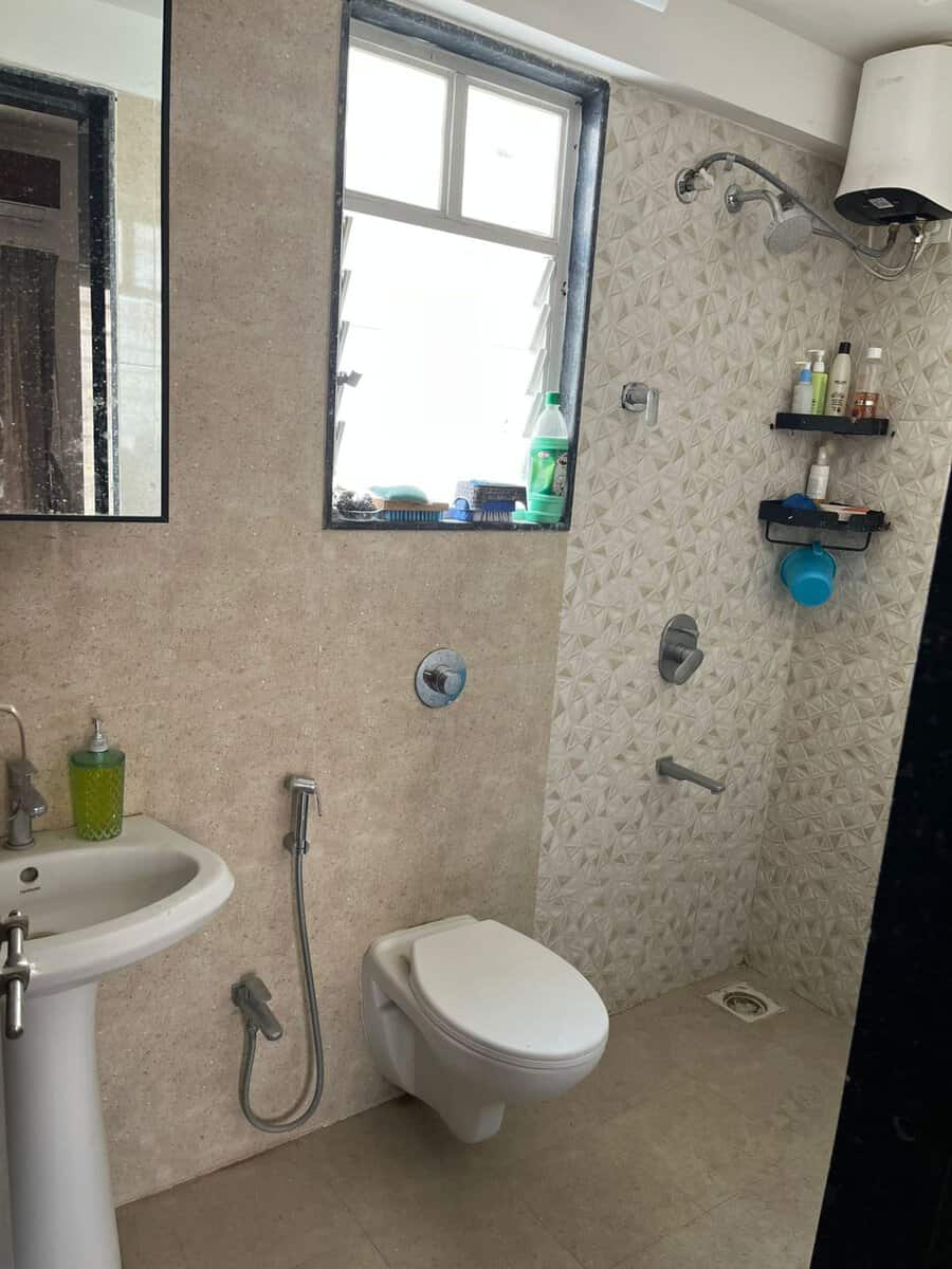 Master bathroom with shower geyser and solar hot water GK Aarcon Punawale