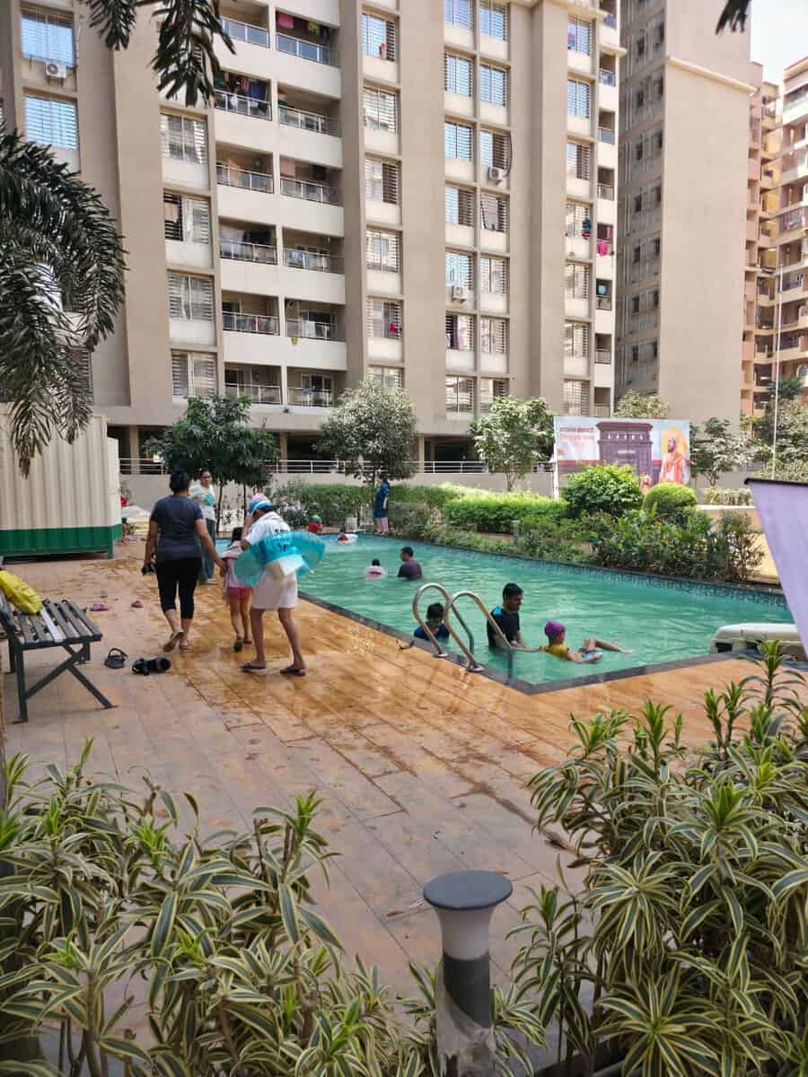 Swimming pool amenity at GK Aarcon society Punawale Pune