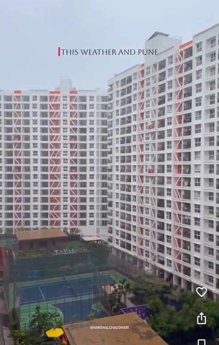 K Town Kiwale Ravet Pune Society Towers Exterior With Sports Courts