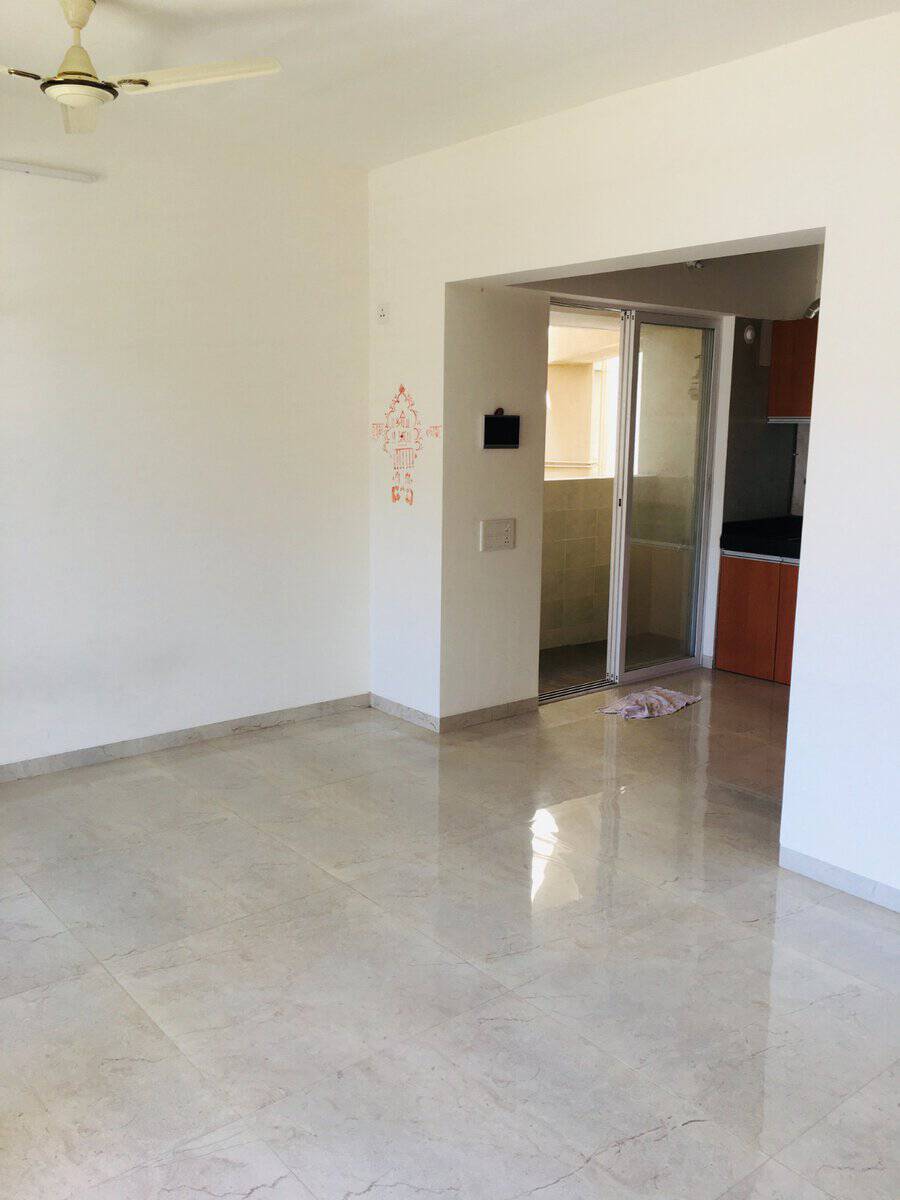 Dining passage with video door phone in semi-furnished 2 BHK at Rama Melange Hinjewadi