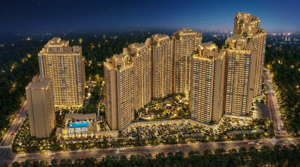 Code Name Celebrity Kiwale 9 tower 32 storey township aerial render House of Jets