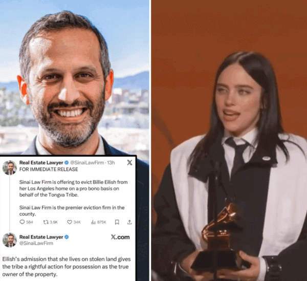 LA Lawyer’s Eviction Notice to Billie Eilish