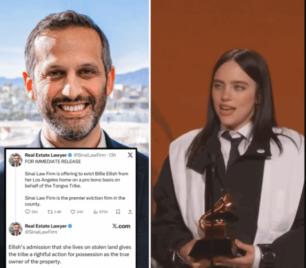 LA Lawyer’s Eviction Notice to Billie Eilish