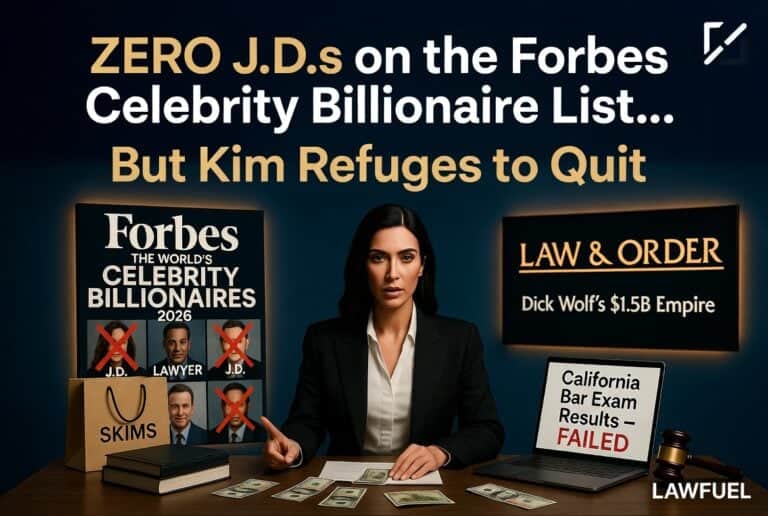 No JDs on Forbes’ 2026 Celebrity Billionaire List — But Kim Kardashian Just Failed the Bar and Refuses to Quit