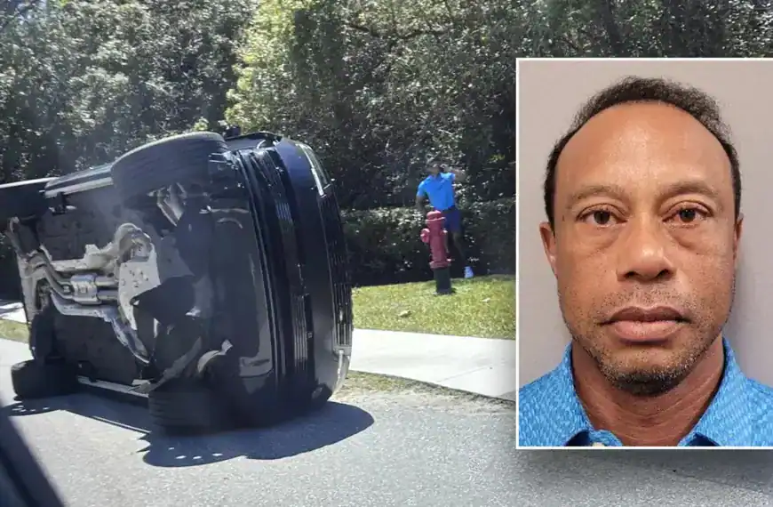Tiger woods crash booking photo 032726