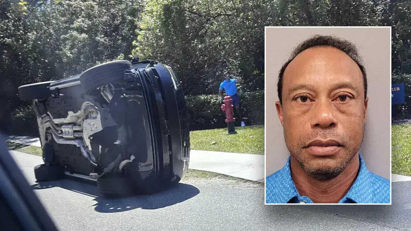 Tiger woods crash booking photo 032726