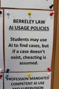 Berkeley Law’s AI Crackdown vs. Reality: Who’s Training the Next Generation of Prompt Monkeys?