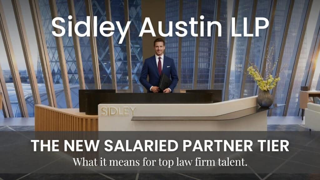 Sidley Just Made 52 Partners Showing The Salaried Tier Is BigLaw’s New Default