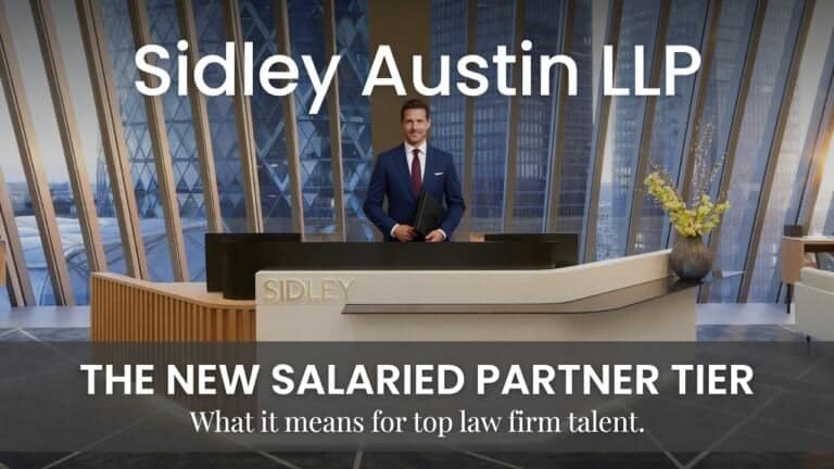 Sidley Just Made 52 Partners Showing The Salaried Tier Is BigLaw’s New Default