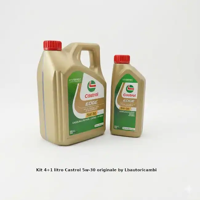 Kit tagliando offerte maggio Kit professionale 5 litri (4l+1l) olio castrol edge 5w-30 ll originale per tagliando bmw, audi e vw, fornito da lb autoricambi