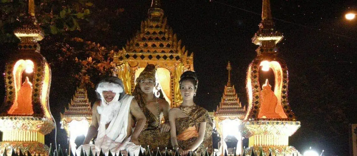 Nang Noppamas parade in Chiang Mai Annual Loy Krathong Festival