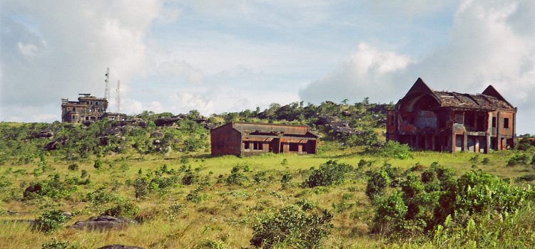 desolated Bokor hill station Disrupted ride to Bokor hill station
