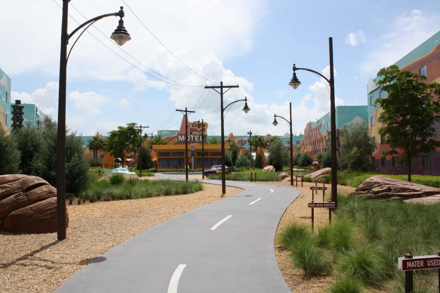 The Cars family suites are located at none other than Radiator Springs