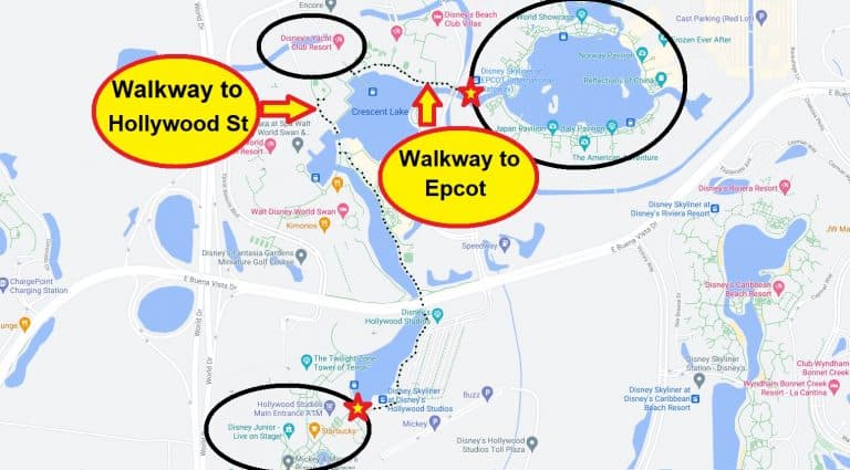 yacht club walkway to parks