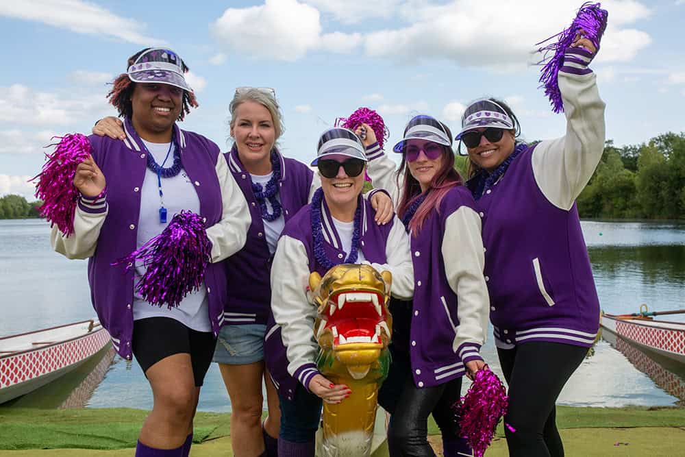 wining team from a dragon boat racing event&nbsp;