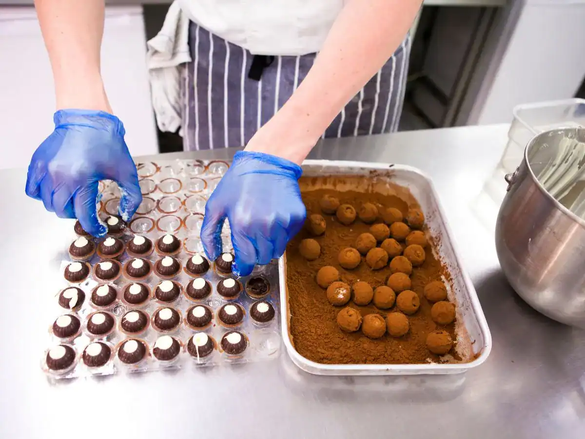 chocolate making