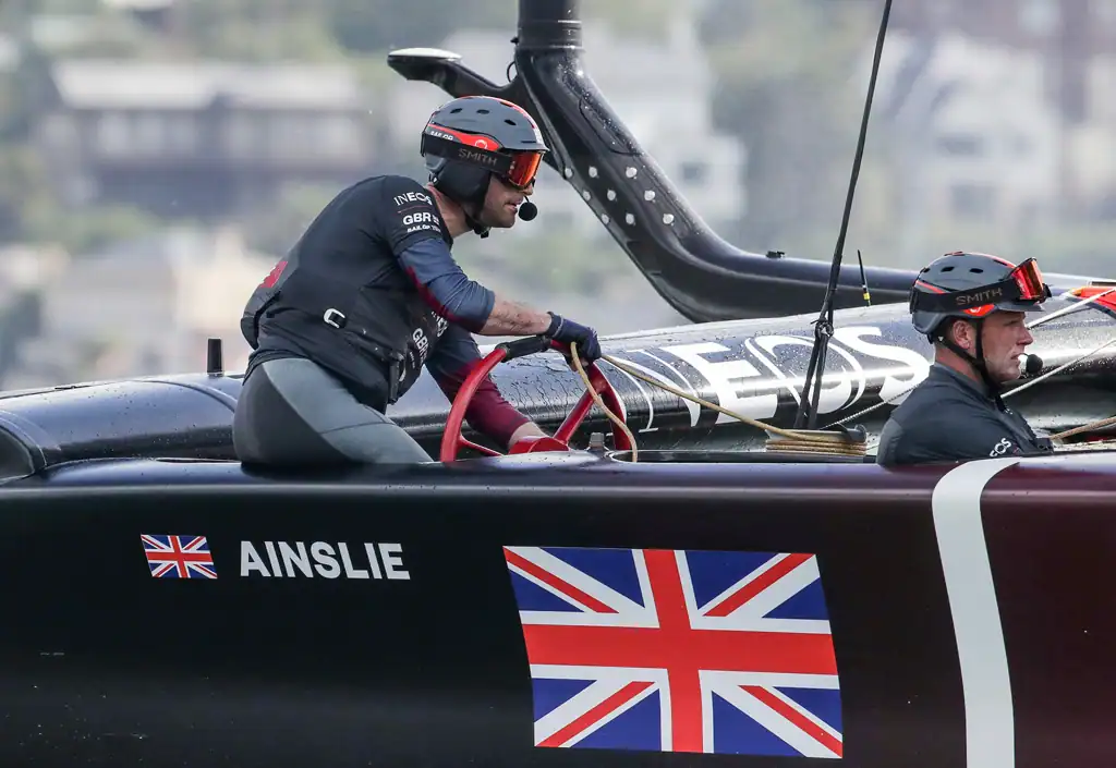 Ben Ainslie takes the helm in the SailGP series for Great Britain