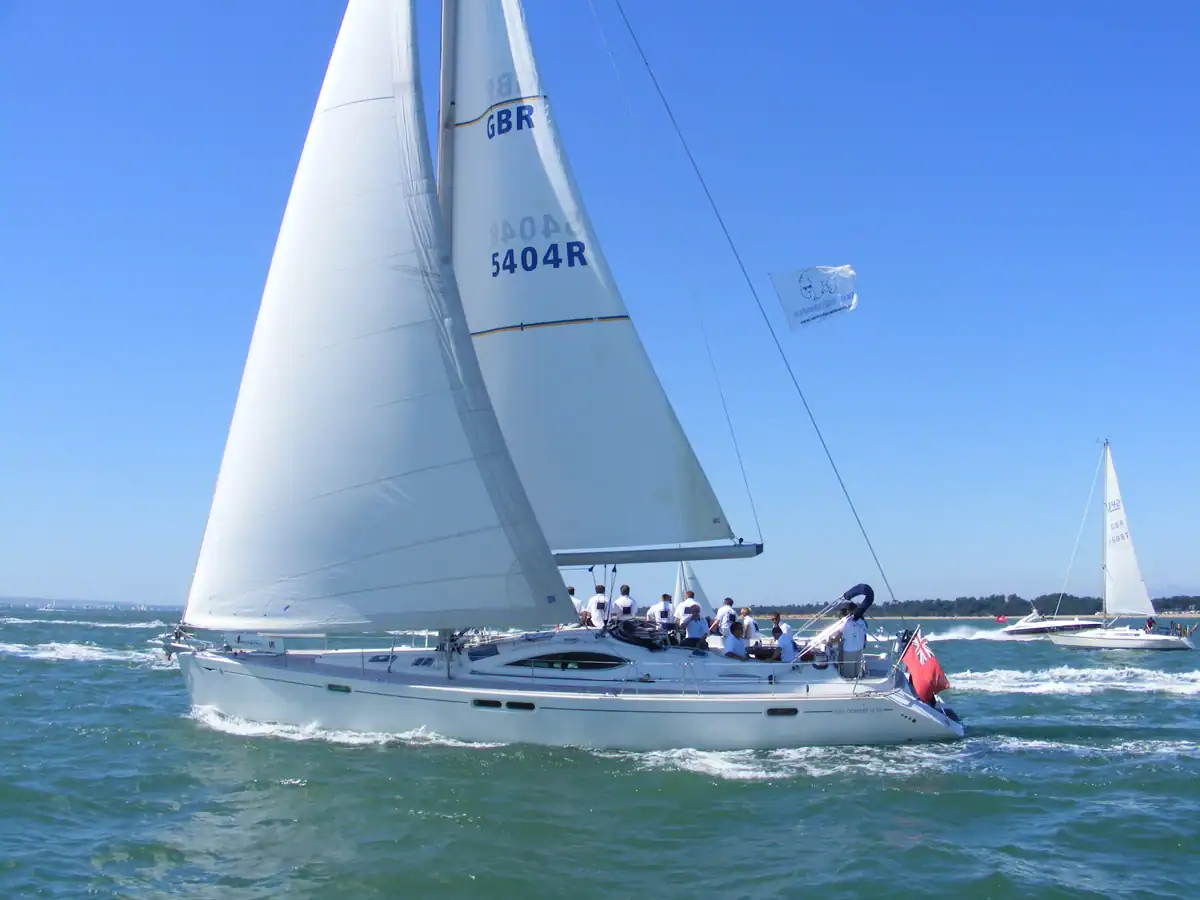 Luxury corporate sailing day on board the J54 on the Solent.