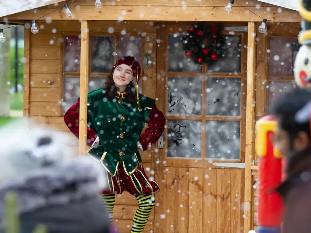elf at christmas event&nbsp;