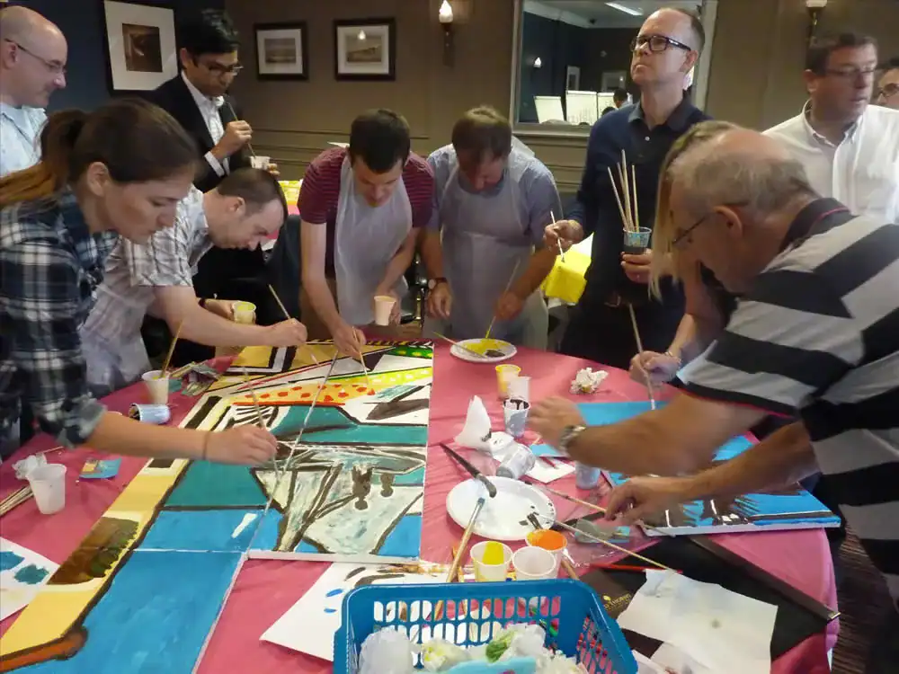 client photo for big picture team building