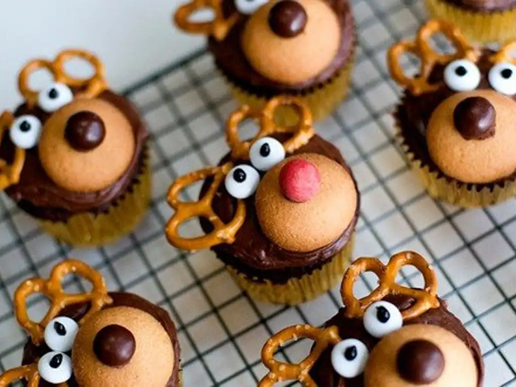 Reindeer cupcakes