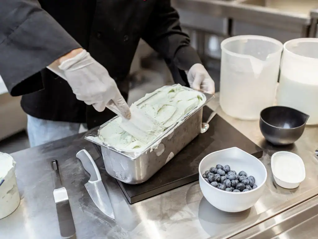 ice cream making
