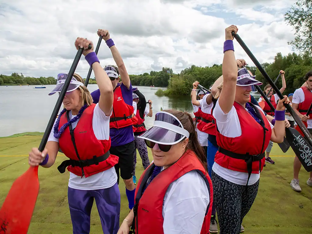 fun after dragon boat racing