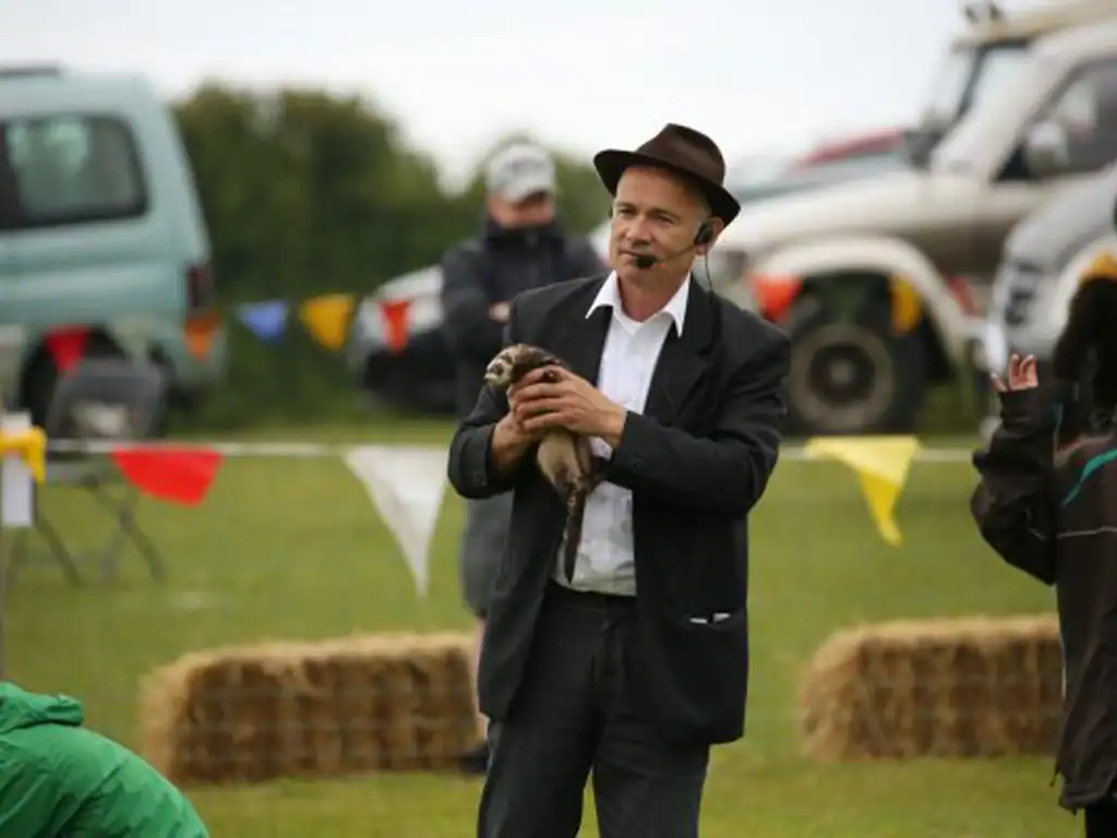 ferret racing at an event&nbsp;