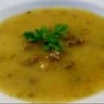 Sopa de Mandioca com Carne Moída