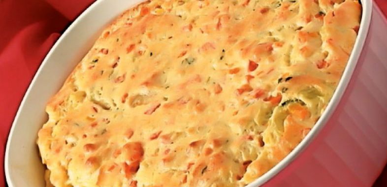 Suflê de Legumes no Liquidificador