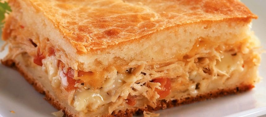Torta de Frango de Liquidificador