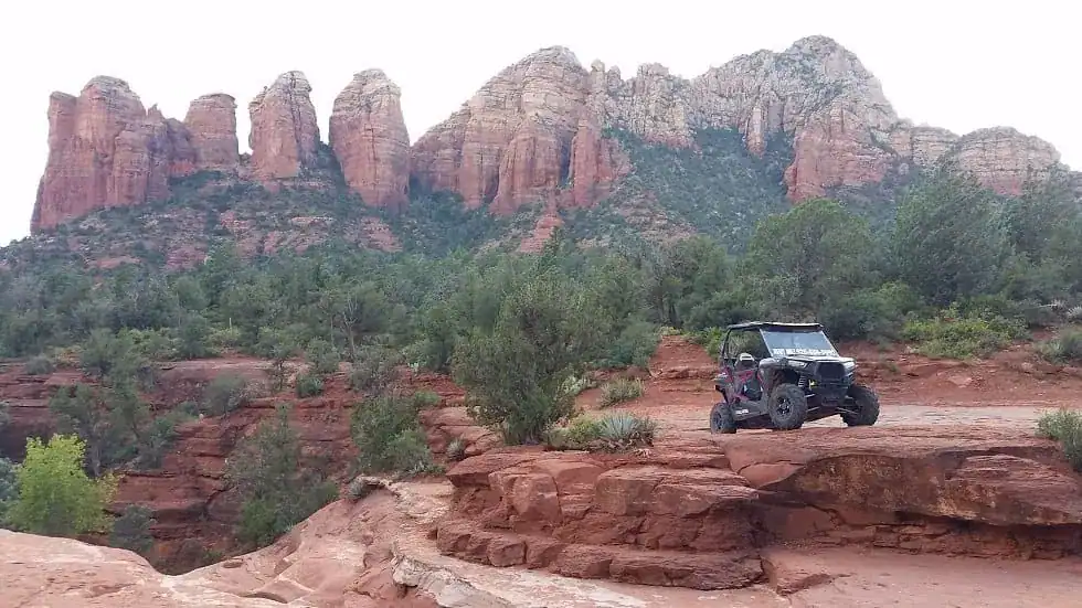 Vortex ATV Rental in the red rock beauty found in Sedona