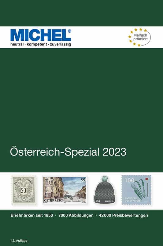 Michel Austria Specialized 2023 World Stamp Catalogues