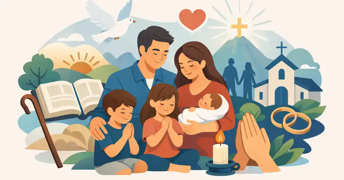 7 lições bíblicas para família cristã