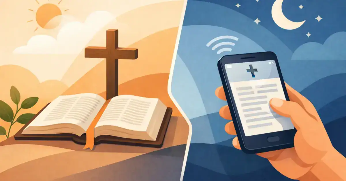 Ler Bíblia no papel ou celular: qual escolher?