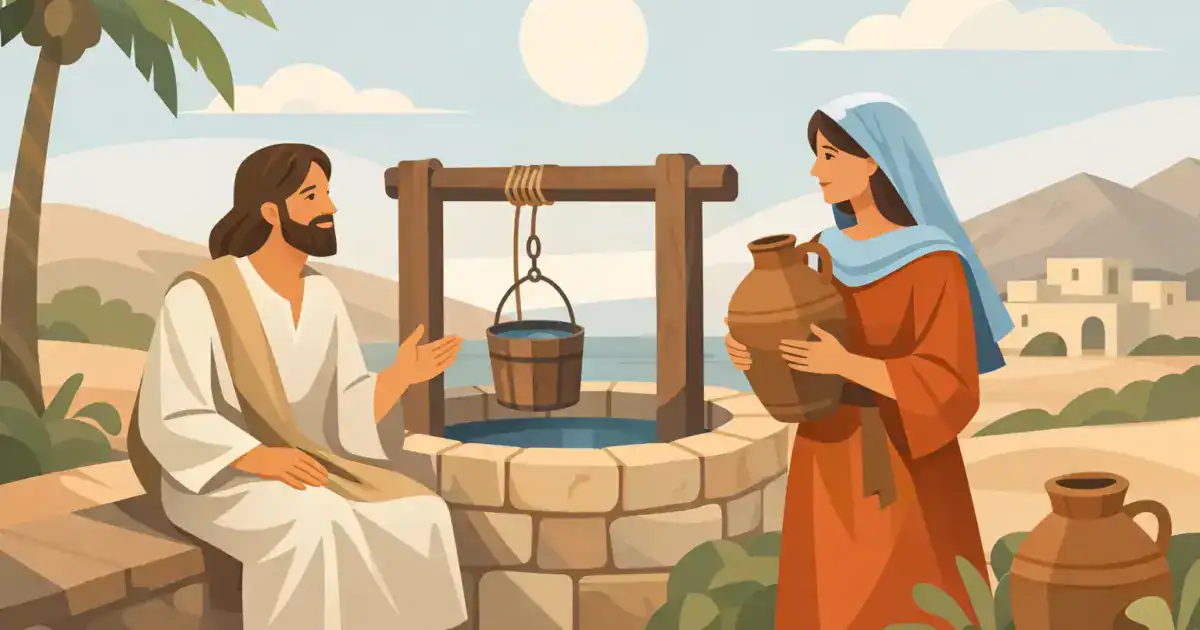 Jesus e a Mulher Samaritana e a Sede da Alma