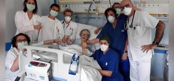Mulher de 95 anos é curada do novo coronavírus na Itália