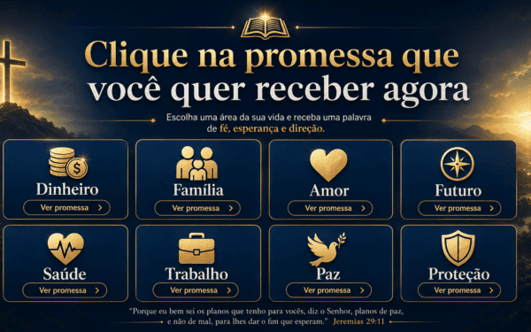 Promessas por tema: 12 leituras para seu momento