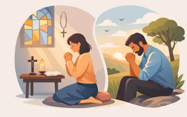 Oração decorada ou espontânea na vida cristã