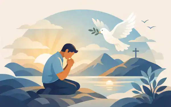 Guia de oração para dias difíceis com paz e fé