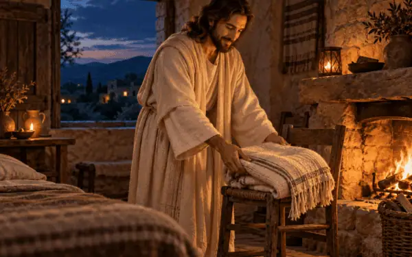 Mensagem de Jesus antes de dormir: acolhimento e paz