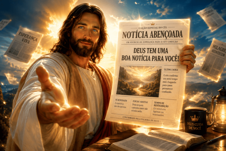 Notícia abençoada: esperança para continuar crendo