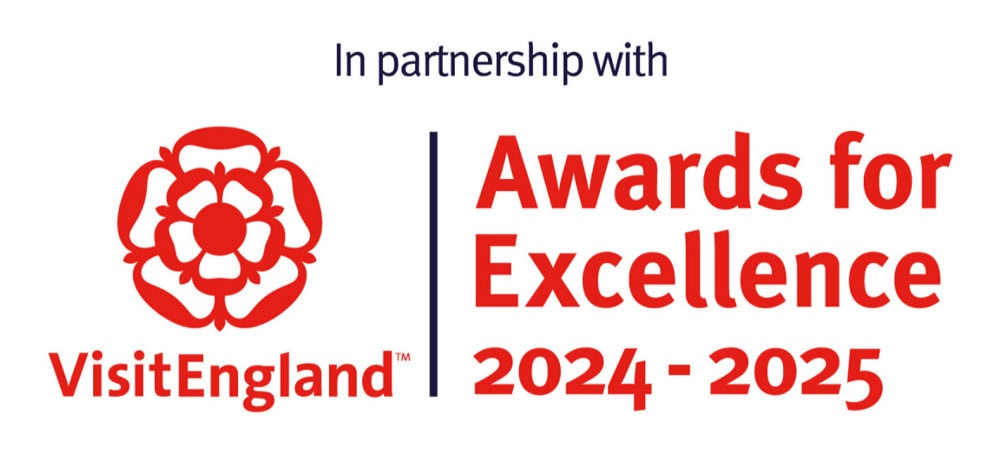In partnership with VisitEngland Awards for Excellence 2024-2025 logo