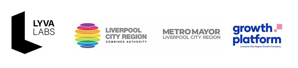 Lyva Labs, Liverpool City Region Combined Authority and Growth Platform Logos