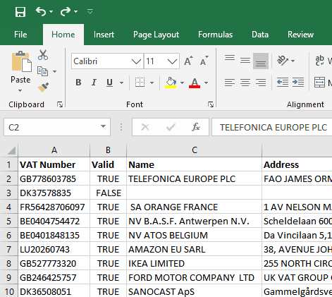 VIES or VAT Information Exchange System is run by EU