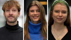 Corin Baurmann, Aileen Bunte und Mia Mertens