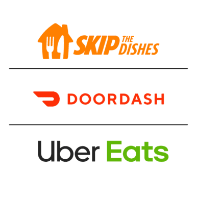 SkipTheDishes vs. UberEats vs. Doordash