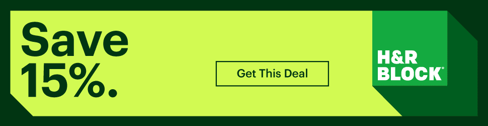 H&R Block banner ad